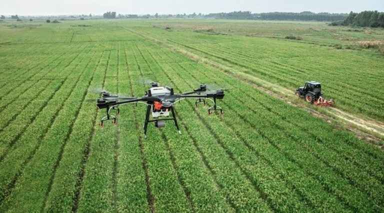 Drone Helps In Farming