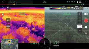 Capturing Thermal Imaging Camera on the Drone