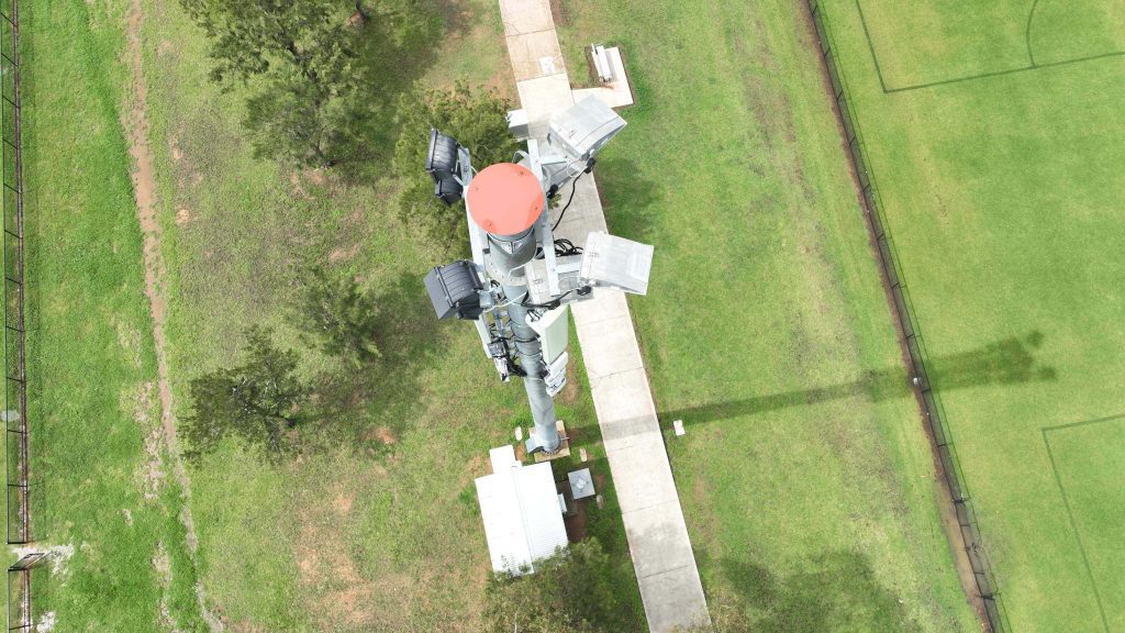 Cell tower inspection by drone